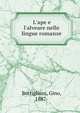L'ape e l'alveare nelle lingue romanze, Bottiglioni, Gino, 1887- 