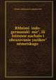 RMnim?? indo-germansk?? mir", ili Istinnoe nachalo i obrazovan?e yaz?kov" n?metskago ., Platon Akimovich Lukashevich 