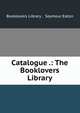 Catalogue .: The Booklovers Library, Booklovers Library , Seymour Eaton 