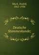 Deutsche Stammeskunde;, Much, Rudolf, 1862-1936 