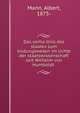 Das verha?ltnis des staates zum bildungswesen im lichte der staatswissenschaft seit Wilhelm von Humboldt, Mann, Albert, 1875- 