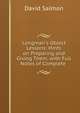Longman's Object Lessons: Hints on Preparing and Giving Them, with Full Notes of Complete ., David Salmon 