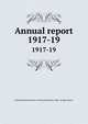 Annual report. 1917-19, Entomological Society of Ontario,Ontario. Dept. of Agriculture 