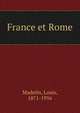 France et Rome, Madelin, Louis, 1871-1956 