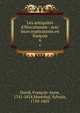 Les antiquit?s d'Herculanum : avec leurs explications en fran?ois, David, Fran?ois-Anne, 1741-1824,Mar?chal, Sylvain, 1750-1803 