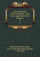 Les antiquit?s d'Herculanum : avec leurs explications en fran?ois, David, Fran?ois-Anne, 1741-1824,Mar?chal, Sylvain, 1750-1803 