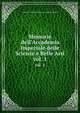 Memorie dell`Accademia Imperiale delle Scienze e Belle Arti. vol. 1, Accademia Imperiale delle Scienze e Belle Arti(Genoa) 