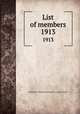 List of members. 1913, Institution of Mechanical Engineers (Great Britain) 