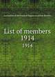 List of members. 1914, Institution of Mechanical Engineers (Great Britain) 