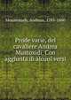 Prode varie, del cavaliere Andrea Mustoxidi. Con aggiunta di alcuni versi, Moustoxuds, Andreas, 1785-1860 