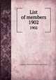 List of members. 1902, Institution of Mechanical Engineers (Great Britain) 