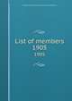List of members. 1905, Institution of Mechanical Engineers (Great Britain) 