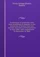 A catalogue of graduates who have proceeded to degrees in the University of Dublin, from the earliest recorded commencements to July, 1866: with supplement to December l6, l868, Trinity College (Dublin, Dublin) 