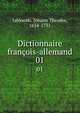 Dictionnaire franois-allemand. 01, Jablonski, Johann Theodor, 1654-1731 