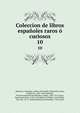 Coleccion de libros espaoles raros curiosos. 10, Almansa y Mendoza, Andres de,Castillo, Diego del',Castro, Guill?n de, 1569-1631,Delicado, Francisco,Hurtado de Mendoza, Diego, 1503-1575,Casas, Bartolom? de las, 1474-1566,Mu??n, S,Milan, Luis,Molina, Tirso de, 1571?-1648,Montesinos, Fernando, 17th c 
