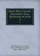 Beati Petri Canisii, Societatis Iesu, Epistulae et acta. 2, Canisius, Petrus, Saint, 1521-1597,Braunsberger, Otto, 1850-1926 
