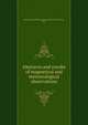 Abstracts and results of magnetical and meteorological observations, Magnetical and Meteorological Observatory (Toronto, Ont.) 