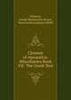 Clement of Alexandria. Miscellanies Book VII: The Greek Text, Clement, Joseph Bickersteth Mayor , Fenton John Anthony HORT 