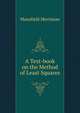A Text-book on the Method of Least Squares, Merriman Mansfield 