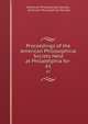 Proceedings of the American Philosophical Society Held at Philadelphia for .. 61, American Philosophical Society , American Philosophical Society 