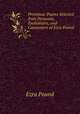 Provenca: Poems Selected from Personae, Exultations, and Canzoniere of Ezra Pound, Pound Ezra 