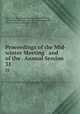 Proceedings of the Mid-winter Meeting . and of the . Annual Session. 31, Ohio State Bar Association Mid-Winter Meeting, Mid-Winter Meeting, Ohio State Bar Association, Ohio State Bar Association Session 