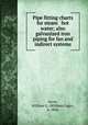 Pipe fitting charts for steam & hot water; also galvanized iron piping for fan and indirect systems, Snow, William G. (William Gage), b. 1866 