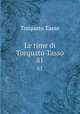 Le rime di Torquato Tasso. 81, Torquato Tasso 