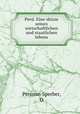 Peru?. Eine skizze seines wirtschaftlichen und staatlichen lebens, O. Preusse-Sperber 