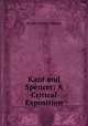 Kant and Spencer: A Critical Exposition, Bowne Borden Parker 
