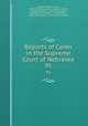 Reports of Cases in the Supreme Court of Nebraska. 91, Nebraska Supreme Court, James Mills Woolworth, Lorenzo Crounse, Guy Ashton Brown, Walter Albert Leese, David Allen Campbell, Lee Herdmen , Henry Clay Lindsay , Henry Paxon Stoddart 