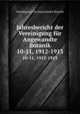 Jahresbericht der Vereinigung fr Angewandte Botanik. 10-11, 1912-1913, Vereinigung Fur Angewandte Botanik 