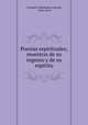 Poesias espirituales; muestras de su ingenio y de su espiritu, Carvajal y Mendoza, Luisa de, 1566-1614 