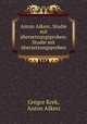 Anton Askerc, Studie mit ubersetzungsproben: Studie mit ubersetzungsproben, Gregor Krek 