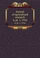 Journal of agricultural research. 6, pt. 1, 1916, United States. Dept. of Agriculture,Association of American Agricultural Colleges and Experiment Stations,Association of Land-Grant Colleges and Universities,Association of Land-Grant Colleges 