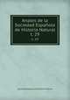 Anales de la Sociedad Espaola de Historia Natural. t. 29, Sociedad Espanola de Historia Natural 