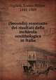 (Secondo) resoconto dei risultati della inchiesta ornithologica in Italia, Giglioli, Enrico Hillyer, 1845-1909 