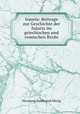 Injuria: Beitrage zur Geschichte der Injuria im griechischen und romischen Recht, Hermann Ferdinand Hitzig 