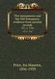 The monuments and the Old Testament; evidence from ancient records. 57; v. 716, Price, Ira Maurice, 1856-1939 