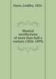 Musical recollections of more than half a century (1826-1899), Nunn, Lindley, 1826- 
