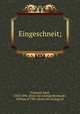 Eingeschneit;, Frommel, Emil, 1828-1896. [from old catalog],Bernhardt, William, d 1909, [from old catalog] ed 