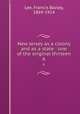 New Jersey as a colony and as a state : one of the original thirteen. 6, Lee, Francis Bazley, 1869-1914 