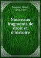 Nouveaux fragments de droit et d
