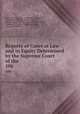 Reports of Cases at Law and in Equity Determined by the Supreme Court of the .. 106, Iowa Supreme Court , Nathaniel B. Raymond , Benjamin I. Salinger , W. W. Cornwall , Ulysses Grant Whitney , Richard Reichmann , Frederick F. Faville , Charles H. Scholz , Charles W. Barlow 