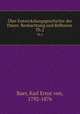 ber Entwickelungsgeschichte der Thiere. Beobachtung und Reflexion . Th.2, Baer, Karl Ernst von, 1792-1876 