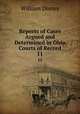 Reports of Cases Argued and Determined in Ohio Courts of Record. 11, William Disney 