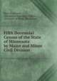 Fifth Decennial Census of the State of Minnesota by Major and Minor Civil Division, Peter E. Hanson , Minnesota Secretary of State, Secretary of State, Minnesota 