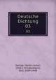 Deutsche Dichtung. Band 3. Das Jahrhundert Goethes, George, Stefan Anton, 1868-1933,Wolfskehl, Karl, 1869-1948 