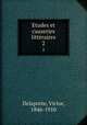 Etudes et causeries littraires. 2, Delaporte, Victor, 1846-1910 