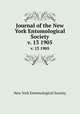 Journal of the New York Entomological Society. v. 13 1905, New York Entomological Society 